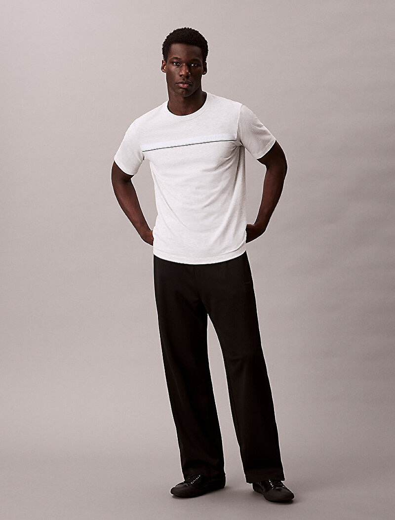 Calvin Klein Gri Renkli Erkek Lifestyle T-shirt