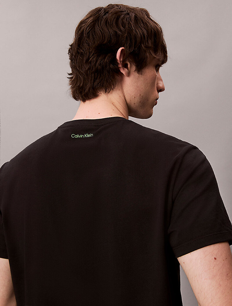 Calvin Klein Siyah Renkli Erkek 20s All Graphic T-shirt