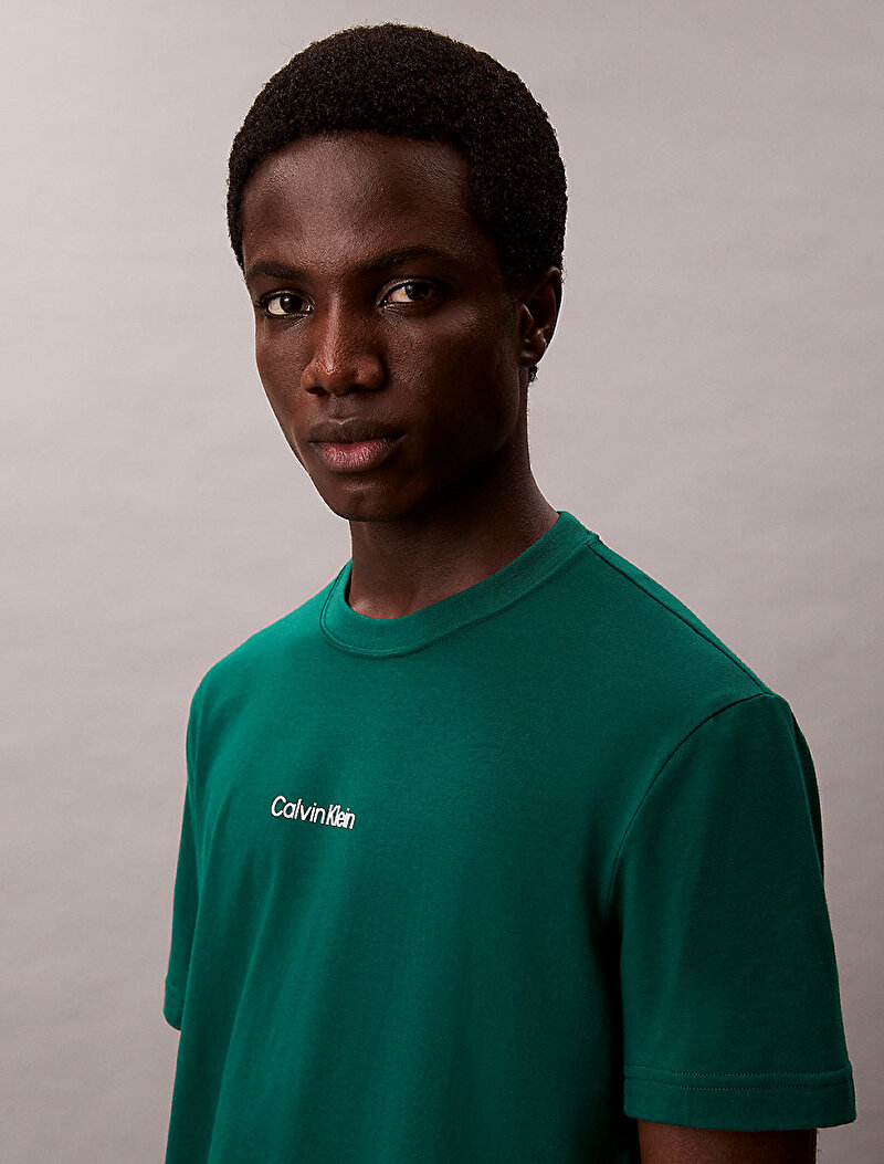 Calvin Klein Yeşil Renkli Erkek Lifestyle T-shirt