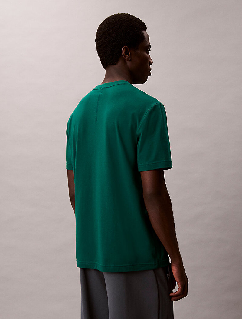 Calvin Klein Yeşil Renkli Erkek Lifestyle T-shirt