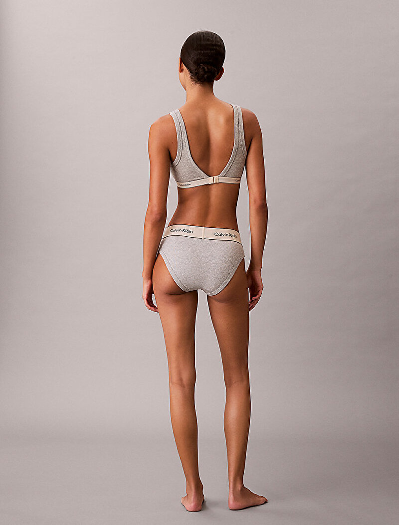 Calvin Klein Gri Renkli Kadın Lightly Lined Triangle Sütyen