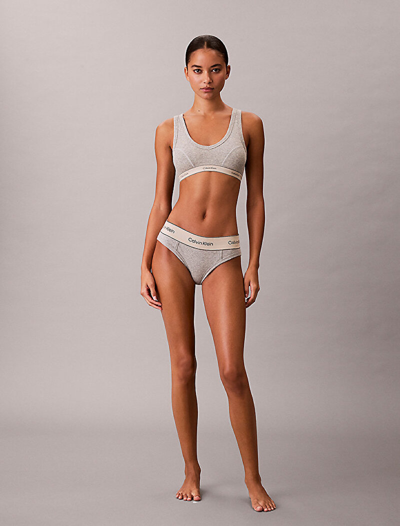 Calvin Klein Gri Renkli Kadın Lightly Lined Triangle Sütyen