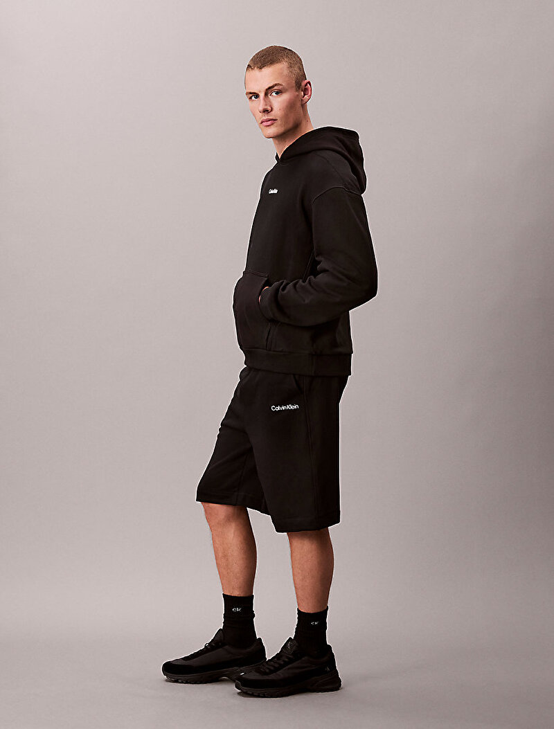 Calvin Klein Siyah Renkli Erkek Fleece Şort