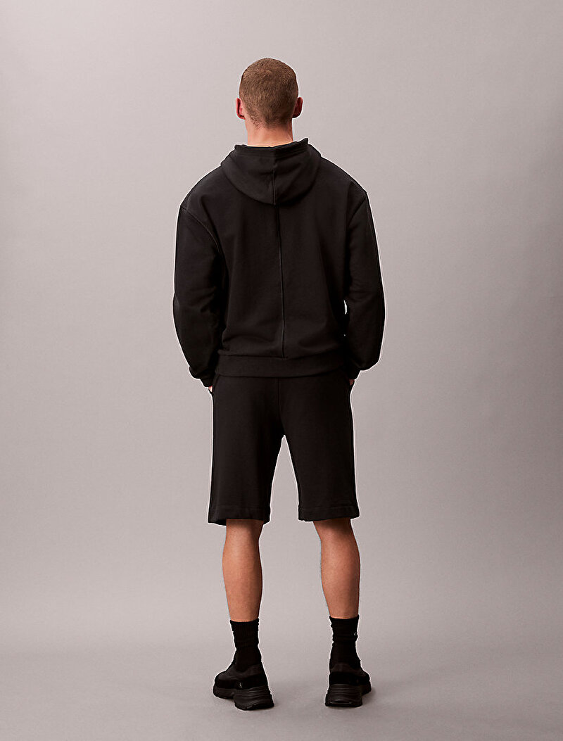 Calvin Klein Siyah Renkli Erkek Fleece Şort