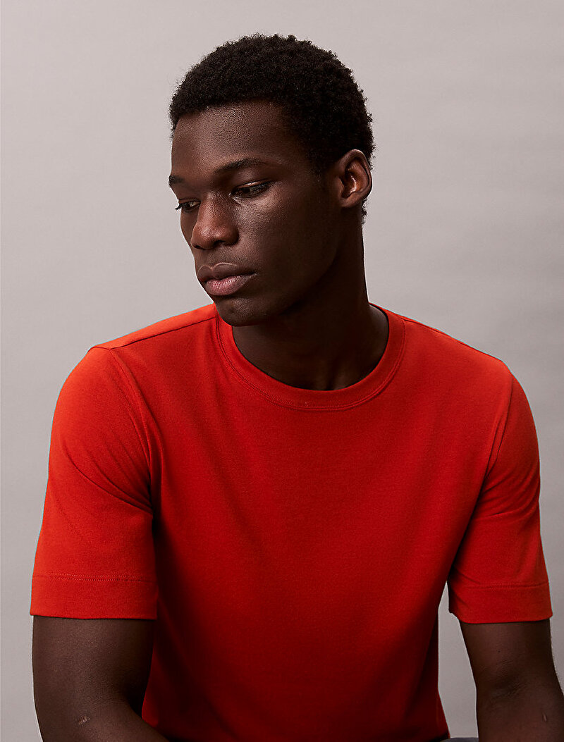 Calvin Klein Turuncu Renkli Erkek T-shirt