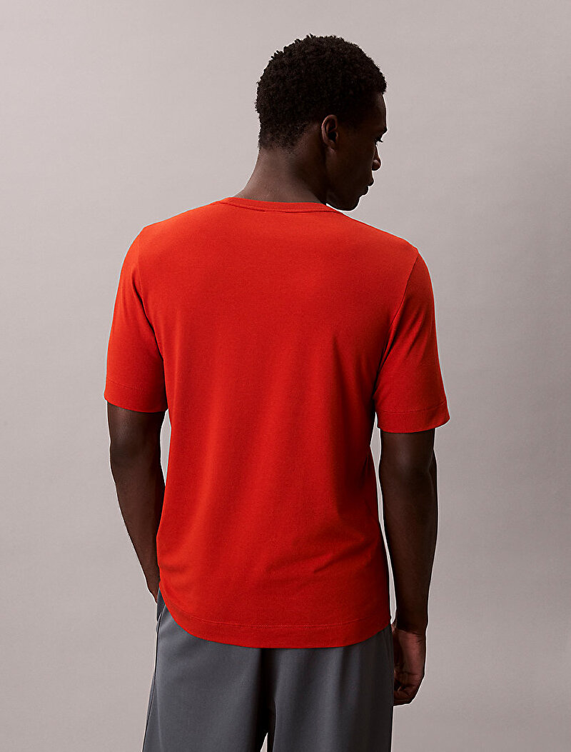 Calvin Klein Turuncu Renkli Erkek T-shirt