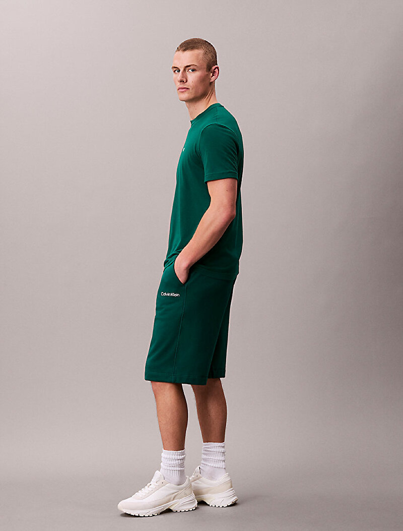 Calvin Klein Yeşil Renkli Erkek Fleece Şort