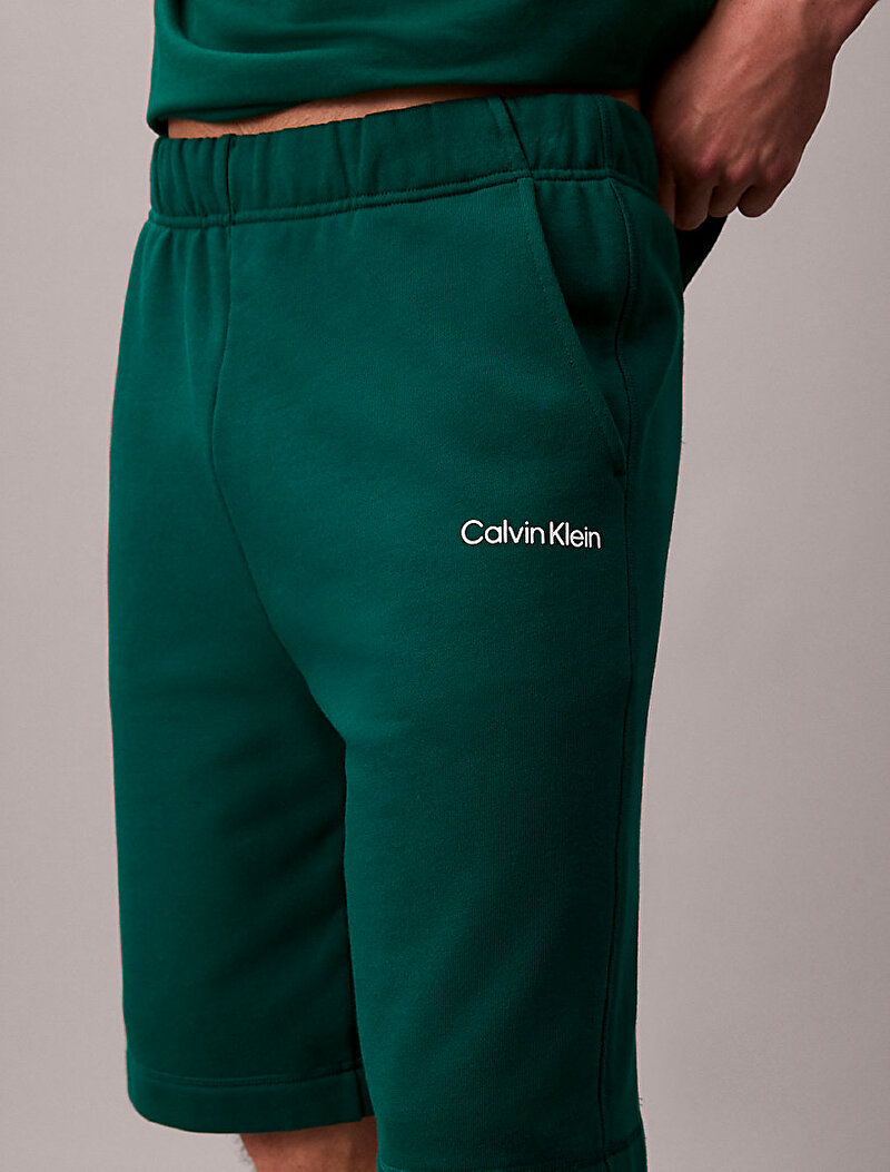 Calvin Klein Yeşil Renkli Erkek Fleece Şort