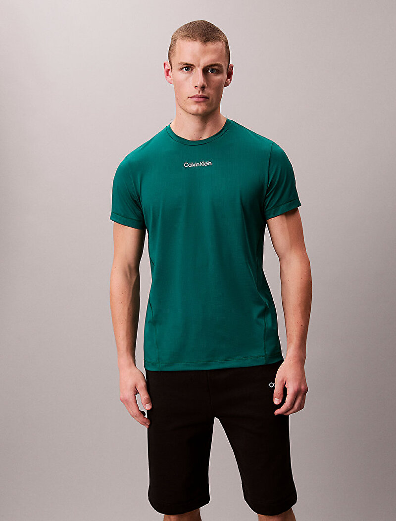 Calvin Klein Yeşil Renkli Erkek T-shirt
