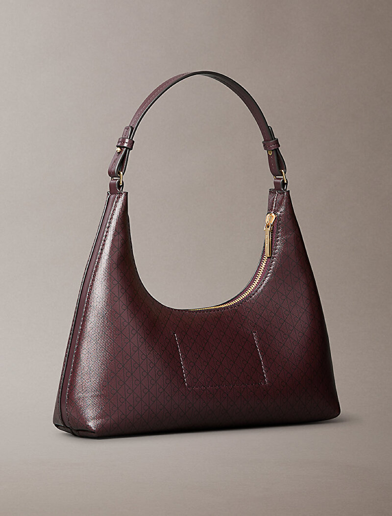 Calvin Klein Kırmızı Renkli Kadın Emblem Omuz Çantası