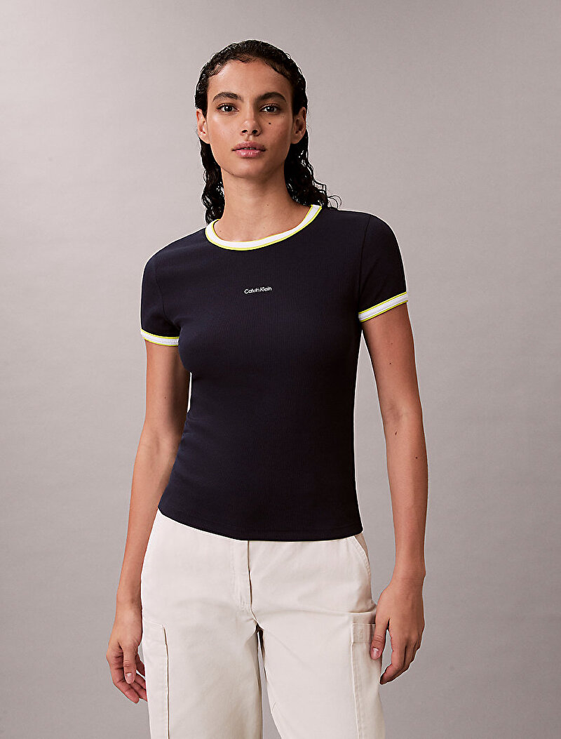 Kadın Colorblock Cotton T-shirt