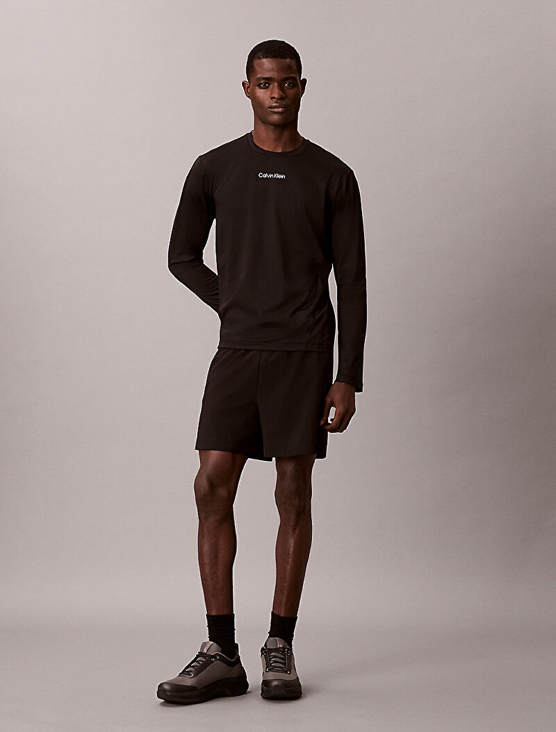 Calvin Klein Siyah Renkli Erkek Uzun Kollu T-shirt