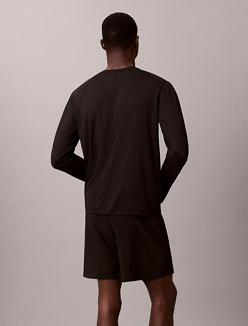 Calvin Klein Siyah Renkli Erkek Uzun Kollu T-shirt