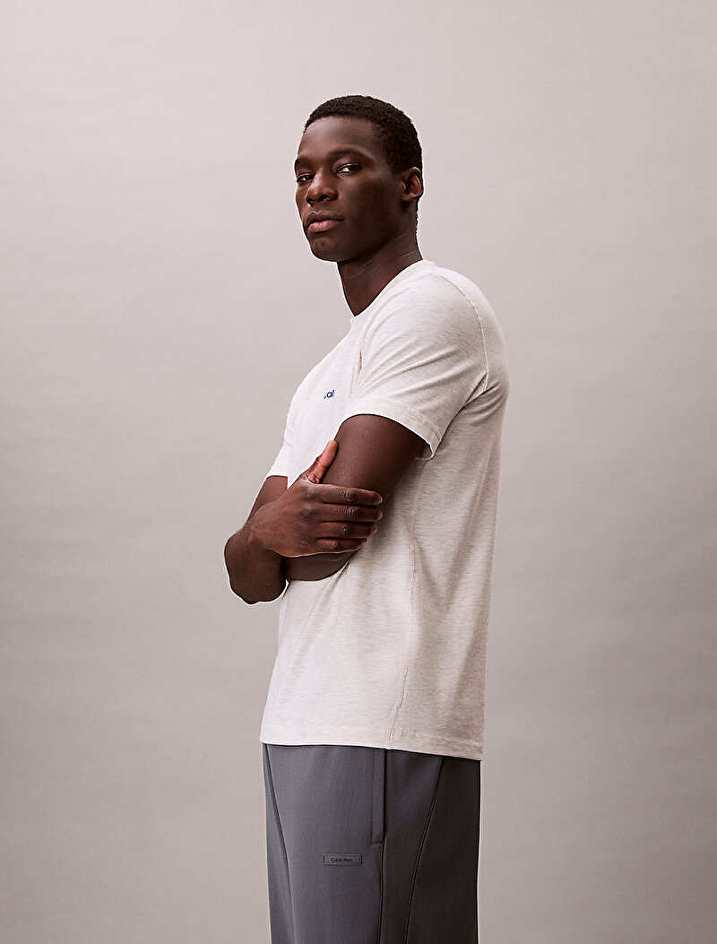 Calvin Klein Gri Renkli Erkek Lifestyle T-shirt