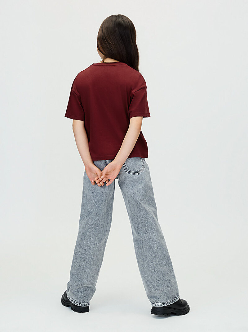 Calvin Klein Kırmızı Renkli Kız Çocuk Festive Graphic T-shirt