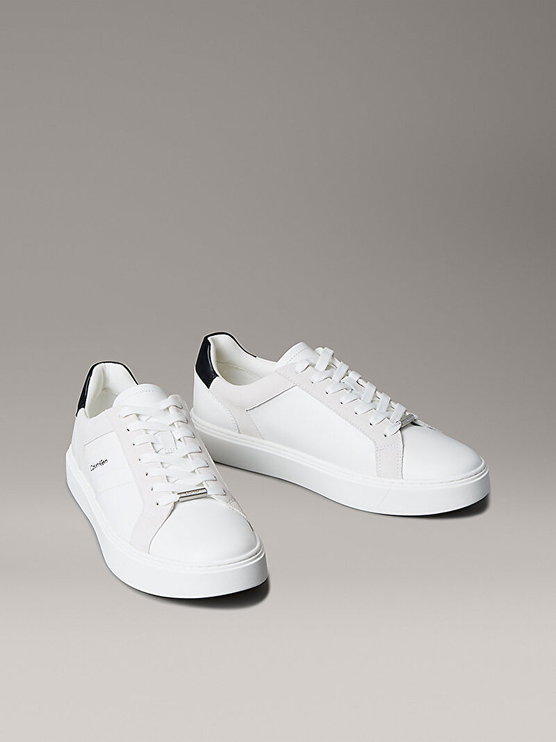 Calvin Klein Beyaz Renkli Erkek Classic Cupsole Lace Sneaker