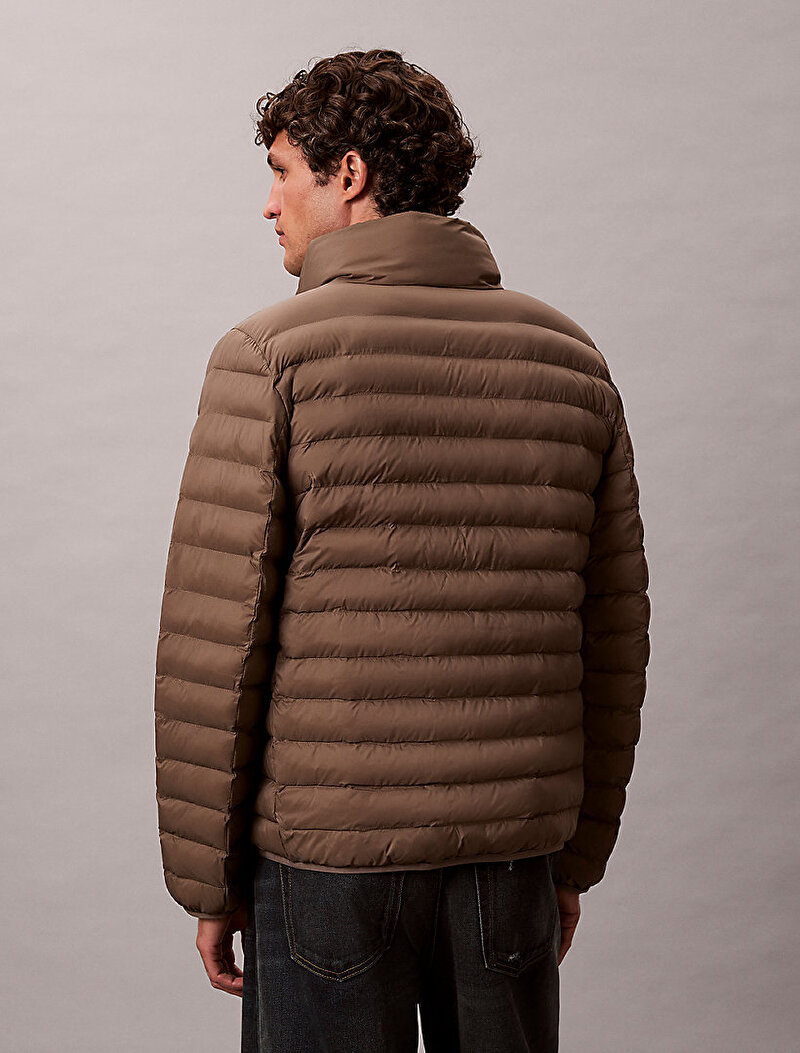 Calvin Klein Bej Renkli Erkek Naylon Mont