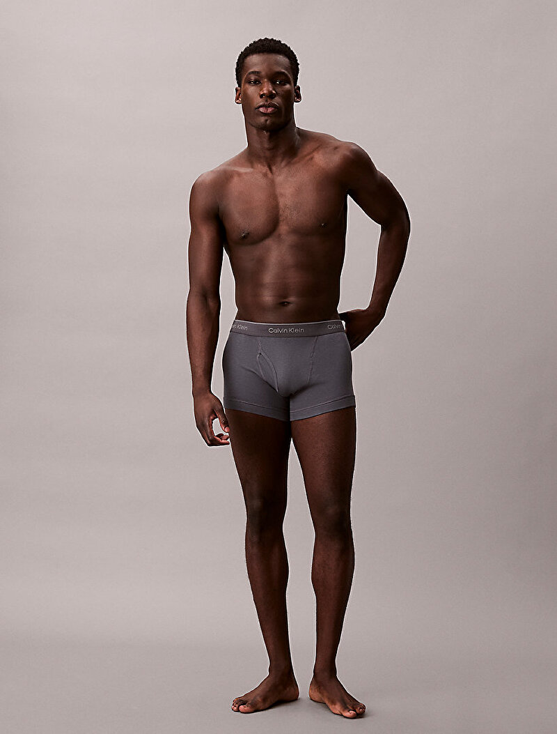 Calvin Klein Çok renkli Renkli Erkek 3'lü Paket Trunk Boxer Seti