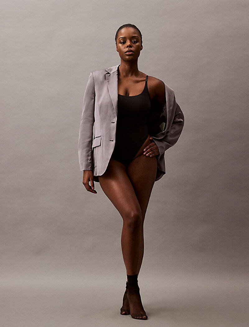 Calvin Klein Siyah Renkli Kadın Body