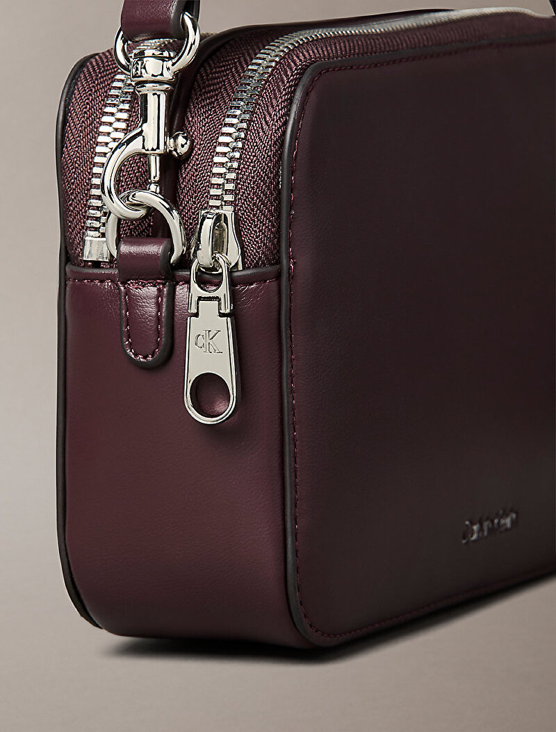 Calvin Klein Kırmızı Renkli Kadın Webbing Double Strap Çapraz Çanta