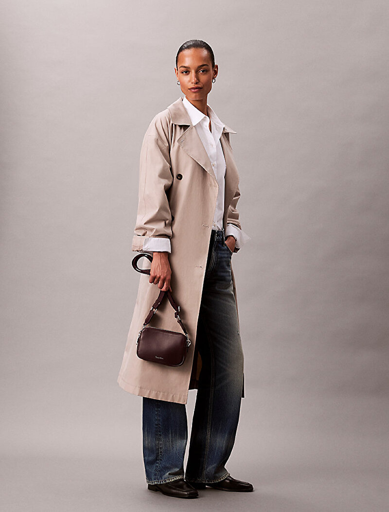 Calvin Klein Kırmızı Renkli Kadın Webbing Double Strap Çapraz Çanta