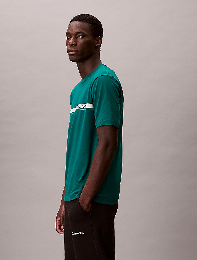 Calvin Klein Yeşil Renkli Erkek Lifestyle T-shirt
