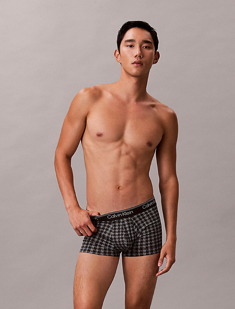 Calvin Klein Siyah Renkli Erkek Low Rise Trunk Boxer