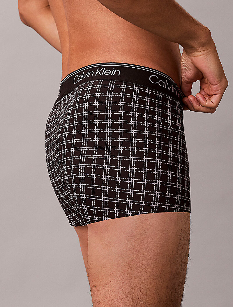 Calvin Klein Siyah Renkli Erkek Low Rise Trunk Boxer