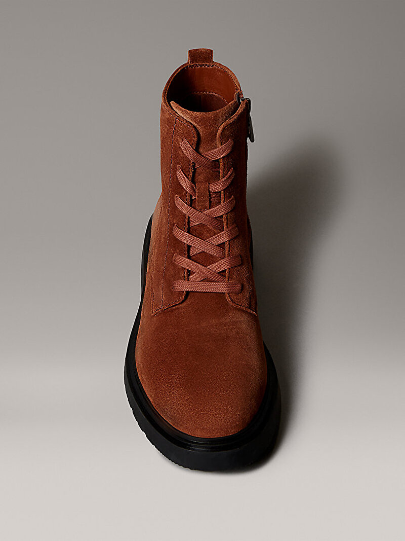 Calvin Klein Kahverengi Renkli Erkek Combat Essential Lace Up Bot