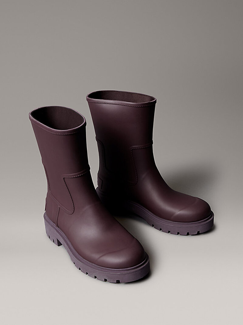 Calvin Klein Kırmızı Renkli Kadın MID Yağmur Botu