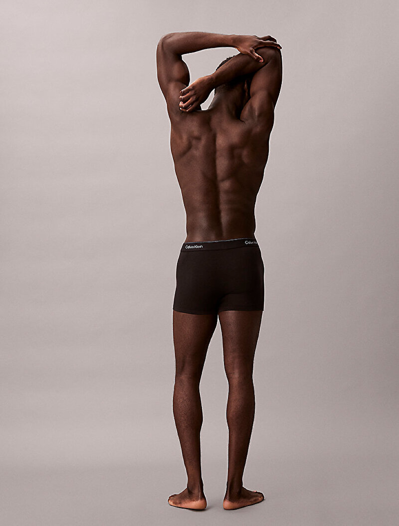 Calvin Klein Siyah Renkli Erkek 3'lü Paket Relaxed Fit Trunk Boxer