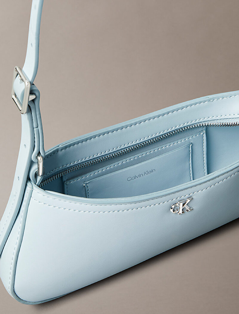 Calvin Klein Mavi Renkli Kadın CK Small Omuz Çantası