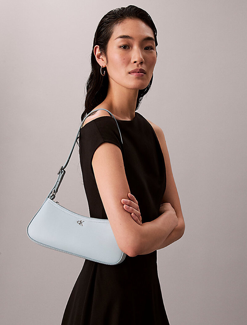 Calvin Klein Mavi Renkli Kadın CK Small Omuz Çantası