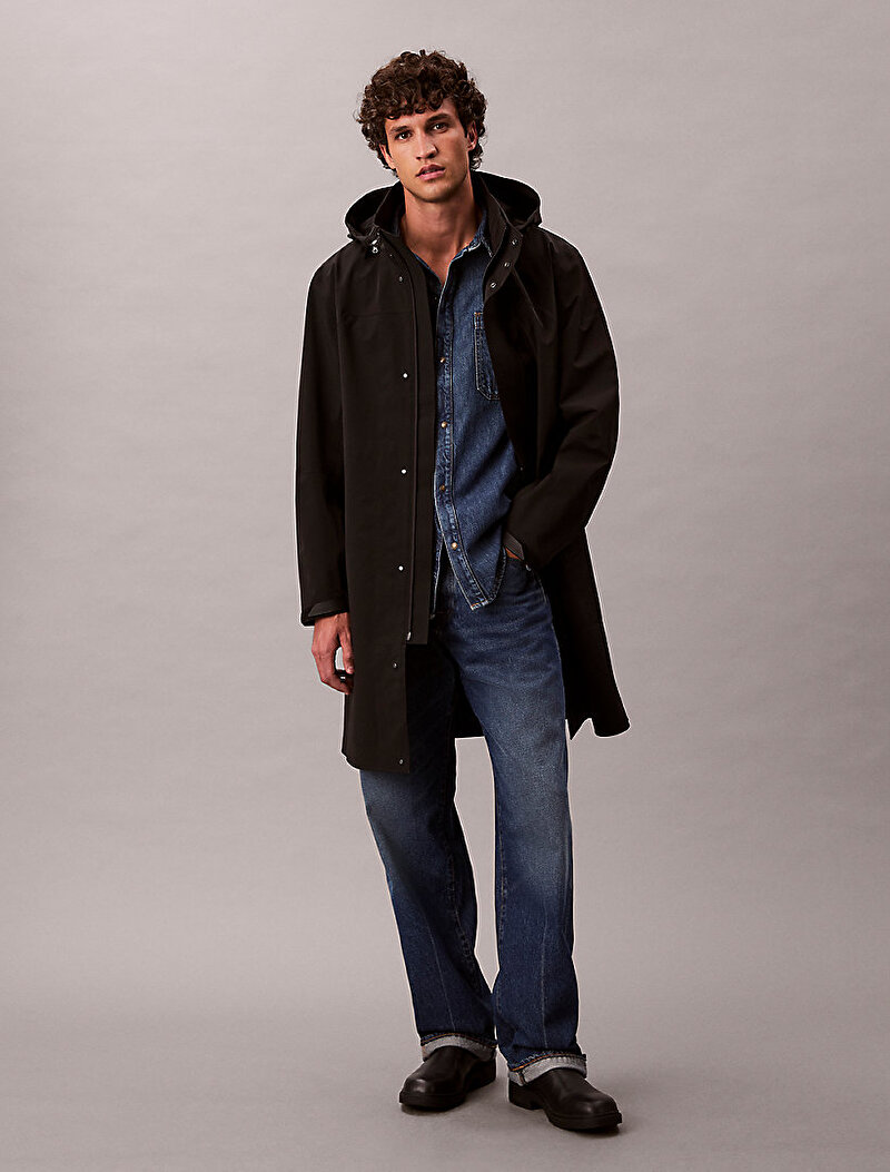 Calvin Klein Siyah Renkli Erkek 3 in 1 Tech Hooded Mont