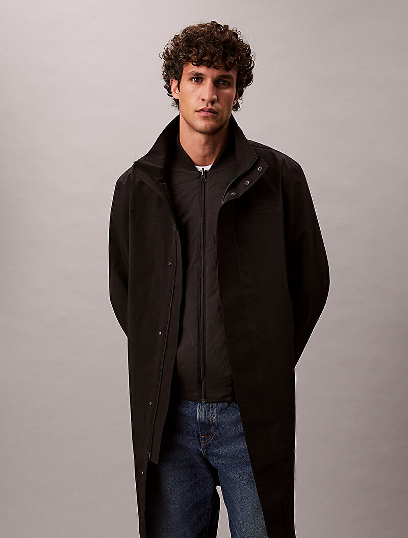 Calvin Klein Siyah Renkli Erkek 3 in 1 Tech Hooded Mont