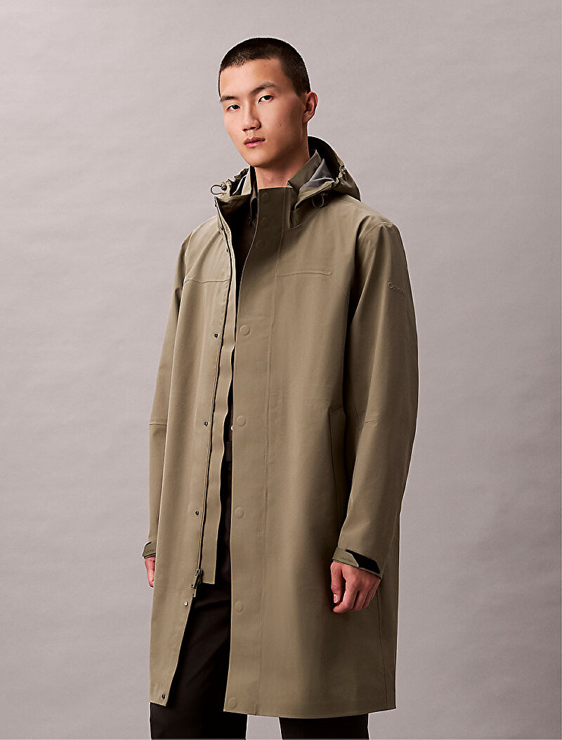 Calvin Klein Yeşil Renkli Erkek 3 in 1 Tech Hooded Mont