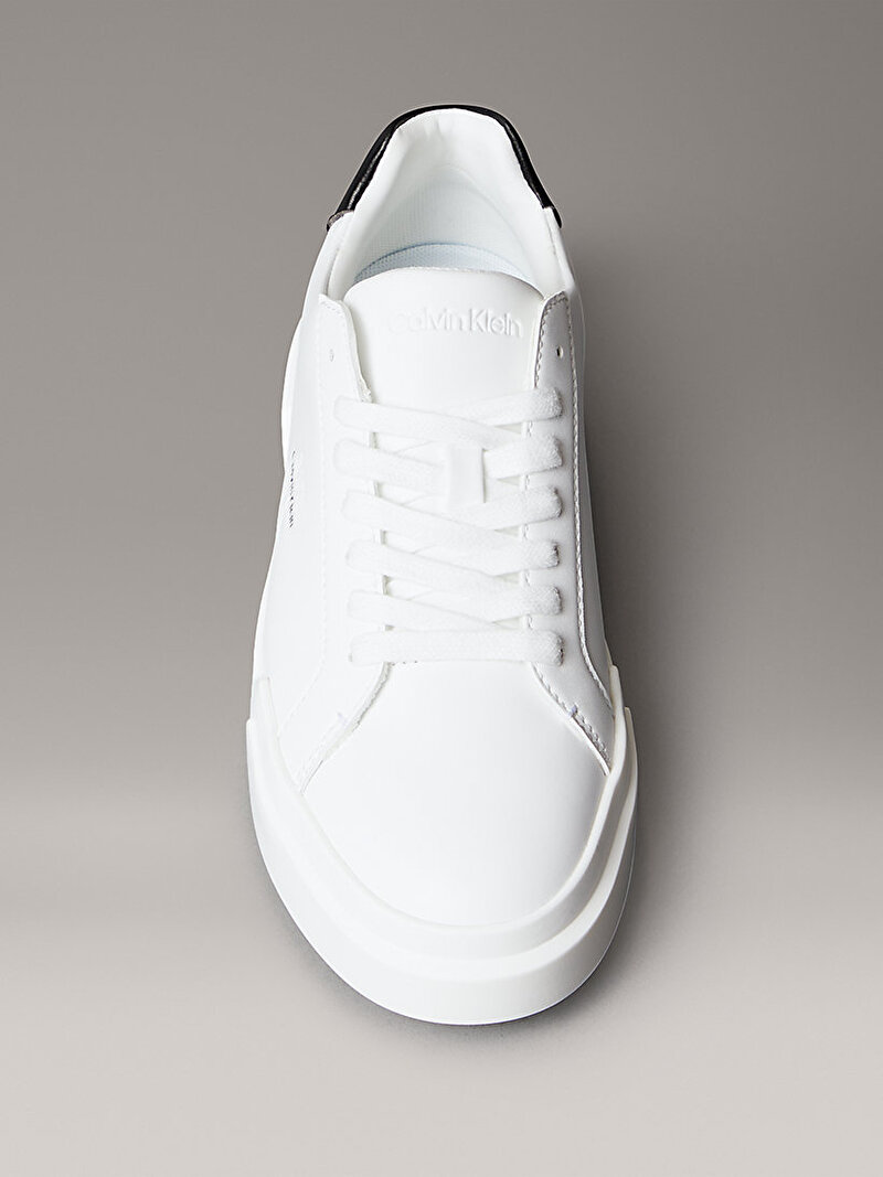 Calvin Klein Beyaz Renkli Kadın Chunky Cupsole Laceup Sneaker