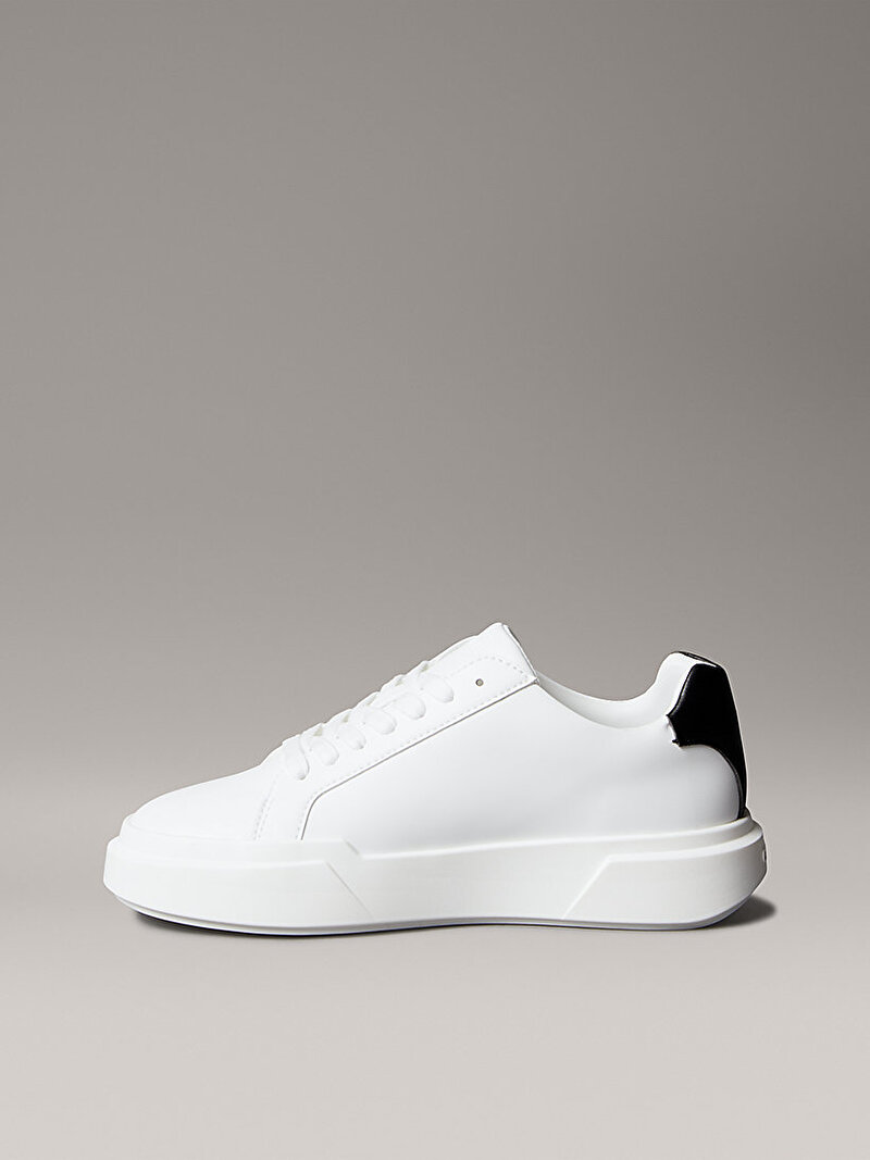 Calvin Klein Beyaz Renkli Kadın Chunky Cupsole Laceup Sneaker