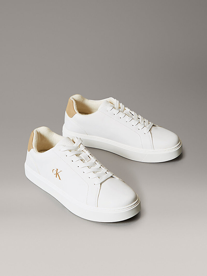 Calvin Klein Beyaz Renkli Erkek Classic Cupsole Sneaker