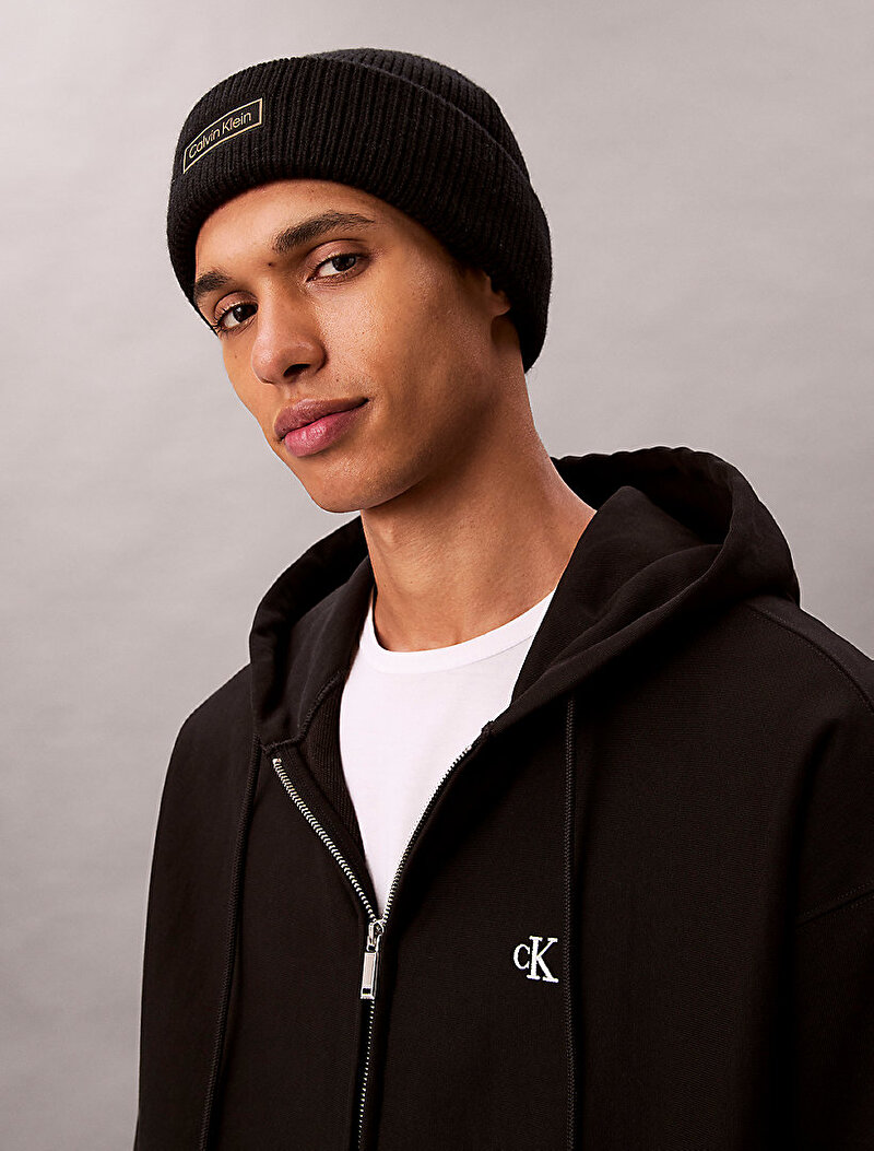 Calvin Klein Siyah Renkli Erkek Patch Chunky Bere