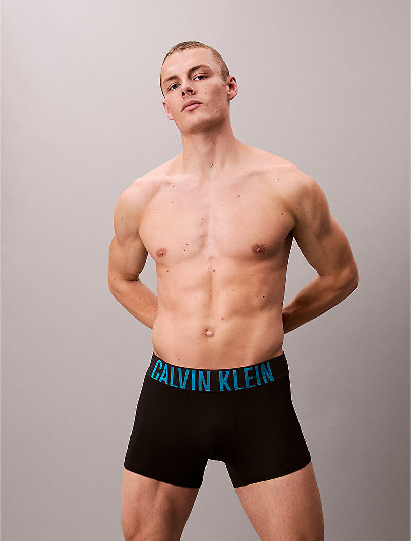 Calvin Klein Siyah Renkli Erkek 3'lü Paket Trunk Boxer Seti