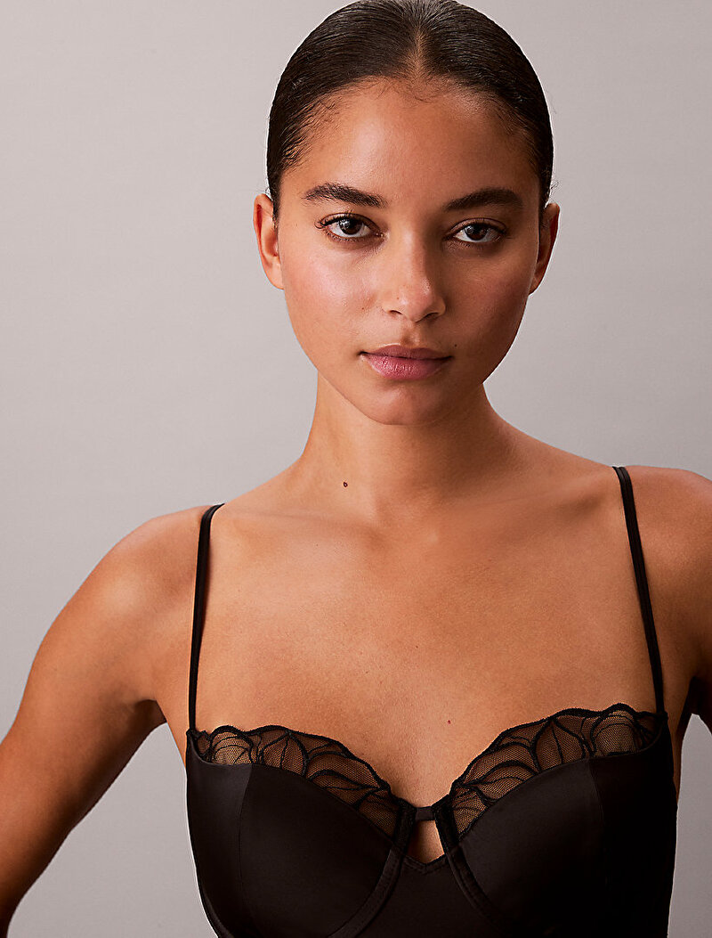 Calvin Klein Siyah Renkli Kadın Body