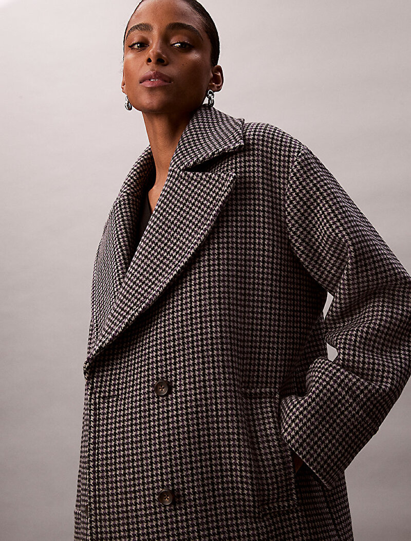 Calvin Klein Gri Renkli Kadın Pea Kaban