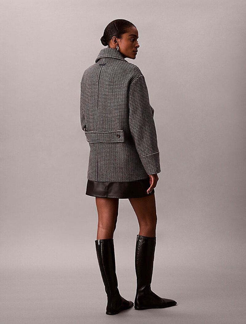 Calvin Klein Gri Renkli Kadın Pea Kaban