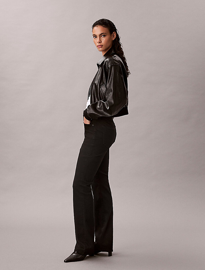 Calvin Klein Siyah Renkli Kadın Skinny Boot CK Classic Jean Pantolon