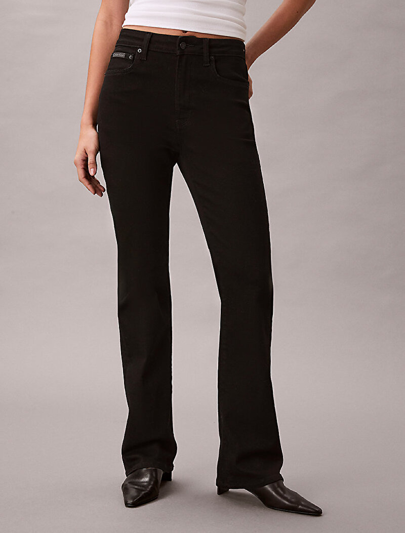 Calvin Klein Siyah Renkli Kadın Skinny Boot CK Classic Jean Pantolon