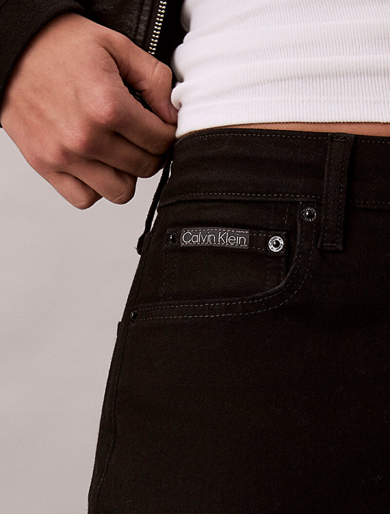 Calvin Klein Siyah Renkli Kadın Skinny Boot CK Classic Jean Pantolon
