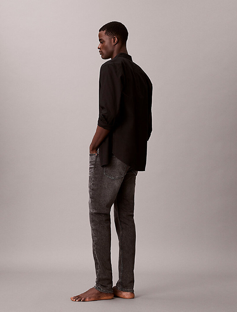 Calvin Klein Gri Renkli Erkek Slim Taper Hearst Jean Pantolon