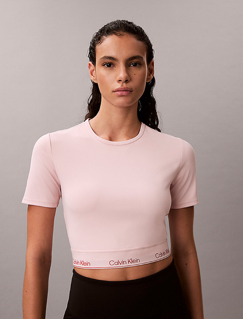 Calvin Klein Pembe Renkli Kadın Modern Sport T-shirt