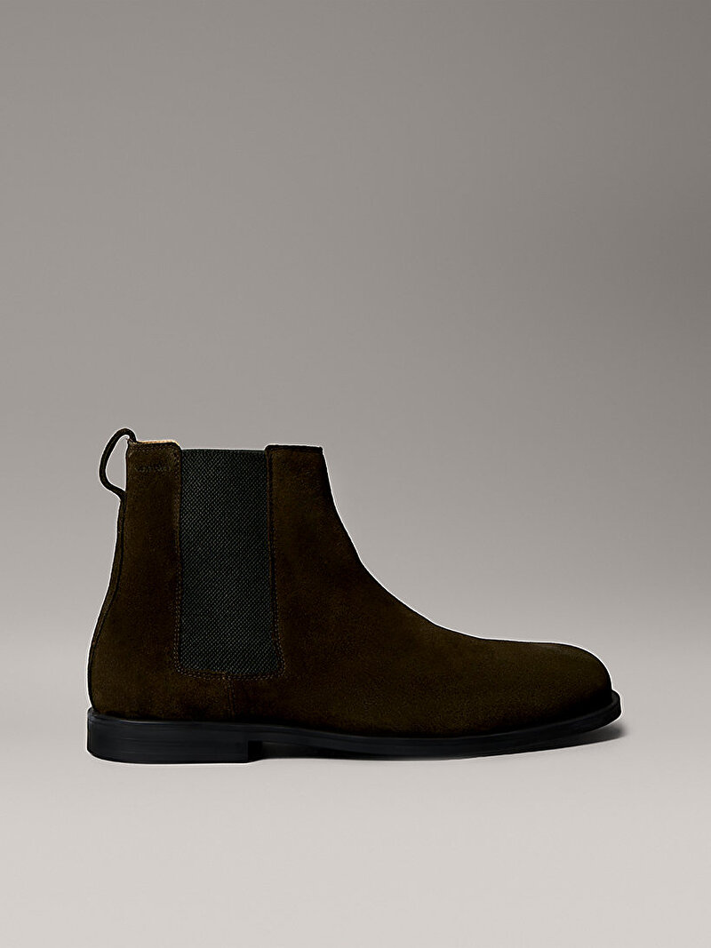 Calvin Klein Kahverengi Renkli Erkek Essential Rubber Chelsea Bot